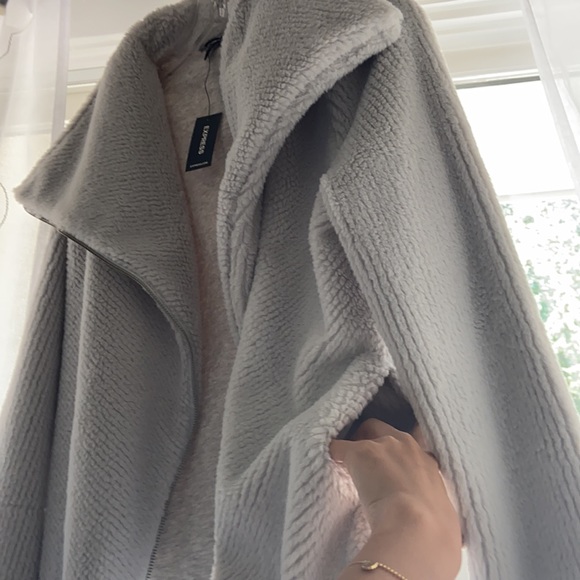 Express Women’s Moto Zip Up Jacket NWT - Picture 5 of 7